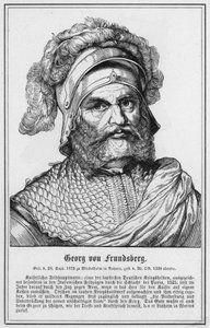 Georg von Frundsberg (gravering) af German School