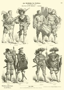 German Landsknechte, early 16th Century  af German School
