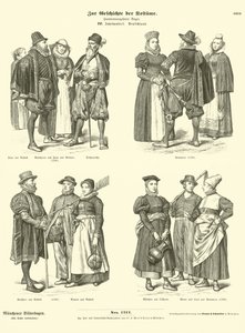 German costumes, 16th Century  af German School