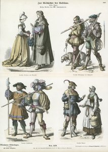 German costumes, early 16th Century 