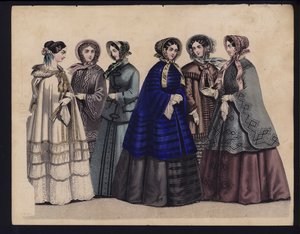 German fashion plate, mid 19th centurydani af German School