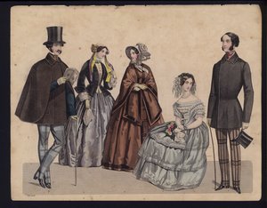German fashion plate, mid 19th centurydani af German School