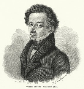 Giacomo Leopardi, italiensk filosof, digter og filolog af German School