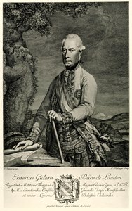 Gideon Ernst Freiherr von Laudon af German School