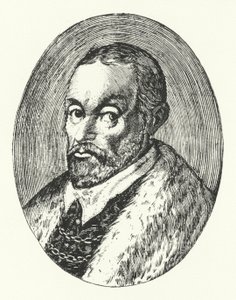 Giovanni Guarini, italiensk digter (gravering) af German School