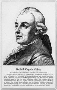 Gotthold Ephraim Lessing (gravering) af German School