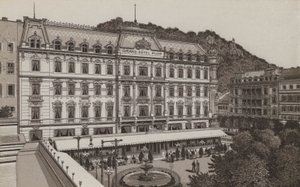 Grand Hotel Pupp (litho) af German School