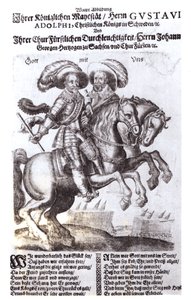 Gustavus Adolphus II (1594-1632) og Gustavus Adolphus IV (1778-1837), konger af Sverige af German School