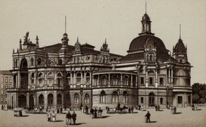Hamborg: Concerthaus, Concert-House (litho) af German School