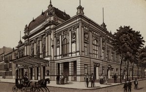 Hamborg: Deutsches Schauspielhaus, Det tyske teater (litho) af German School