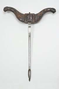 Håndtaget snegl, c.1600 (pæretræ og stål) (se også 701075-6)