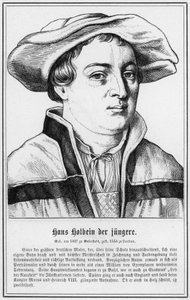 Hans Holbein der Jungere (gravering) af German School