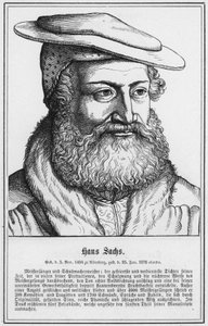 Hans Sachs (gravering) af German School