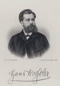 Hans von Koessler, tysk, komponist, dirigent og musiklærer (gravering) af German School