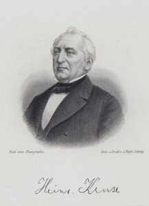 Heinrich Kruse, tysk dramatiker og publicist (gravering) af German School