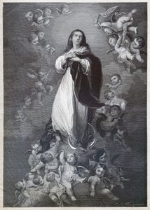 Immaculee Conception, omkring 1900 (gravering) af German School