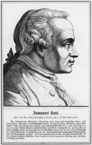 Immanuel Kant (gravering) af German School