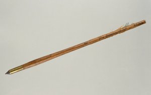Individuel armbrøstbolt tilhørende prins Otto von Hesse, 1615 (træ) (se også 312140-312142)