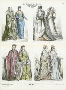 Costumes of the 1800s  af German School