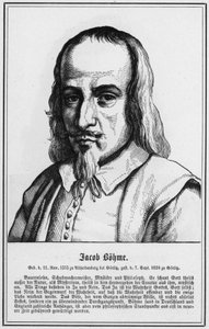 Jacob Bohme (gravering) af German School
