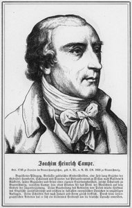 Joachim Heinrich Campe (gravering) af German School