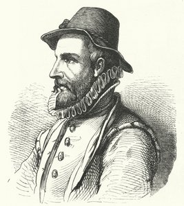 Johann Fischart, tysk forfatter og satiriker (gravering) af German School