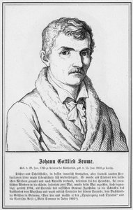 Johann Gottlieb Seume (gravering) af German School