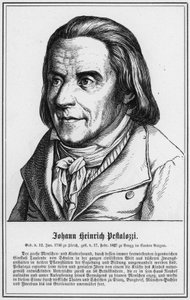 Johann Heinrich Pestalozzi (gravering) af German School