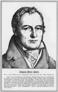 Johann Peter Hebel (gravering) af German School