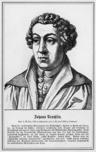 Johann Reuchlin (gravering) af German School
