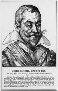 Johann Tserclaes, Graf von Tilly (gravering) af German School