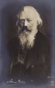 Johannes Brahms, tysk komponist og pianist (1833-1897) af German School