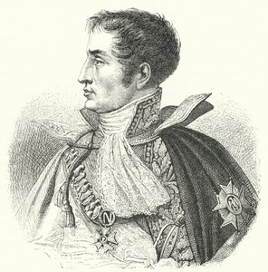 Joseph Bonaparte, konge af Spanien som Joseph I (gravering) af German School