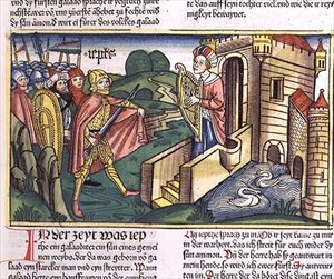 Dommerne 11 29-40 Jeftas datter hilser på sin far, fra 