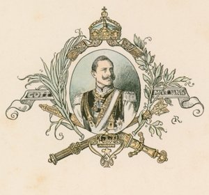 Kejser Wilhelm II, tysk kejser og konge af Preussen (1859-1941) af German School