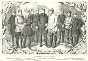 Kejser Wilhelm II og hans paladiner af German School
