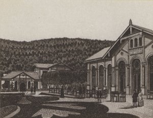 Kaiserpark (litho) af German School