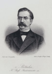 Karl Heinrich von Boetticher, tysk politiker og vicekansler (gravering) af German School
