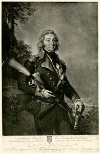 Karl Philipp Prins af Schwarzenberg af German School