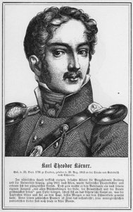 Karl Theodor Korner (gravering) af German School