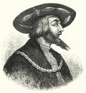 Kong Ludvig II af Ungarn (gravering) af German School