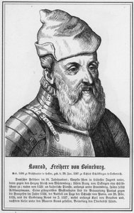 Konrad, Freiherr von Boineburg (gravering) af German School