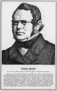 Ludwig Hausser (gravering) af German School