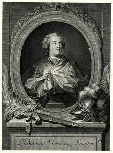 Ludvig XV. af German School