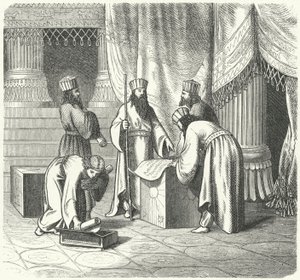 Magi, persiske zoroastriske præster (gravering) af German School