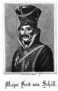 Major Ferdinand Baptista von Schill (1776-1809) af German School