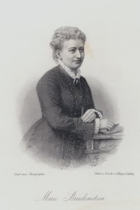 Marie Breidenstein, tysk pianist, sanger og sanglærer (gravering) af German School