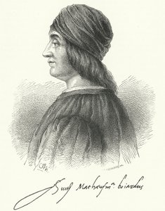 Matteo Maria Boiardo, italiensk renæssancedigter (gravering) af German School