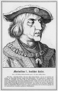 Maximilian I, Deutscher Kaiser (gravering) af German School