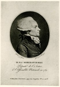 Maximilien Marie Isidore de Robespierre af German School